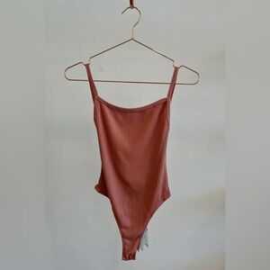 Whimsy + Row Maria Bodysuit in Blush NWT